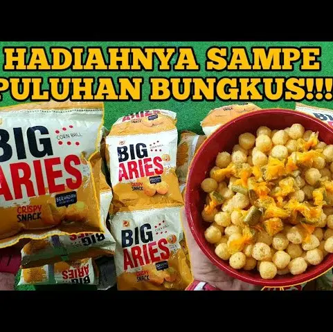 CHIKI BIG ARIES BERHADIAH UANG TUNAI..SNACK Food