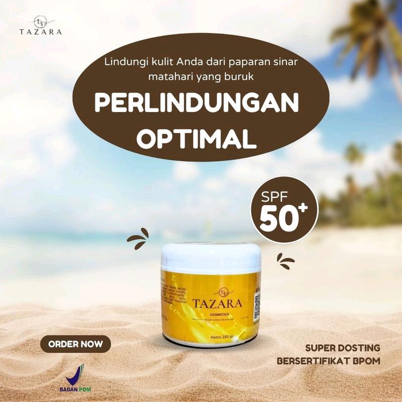 HB TAZARA BRIGHTENING SUPER DOSTING SPF 50PA+++ UKR 250ML Handbody Lotion Mencerahkan  Pencerah Lightening 8