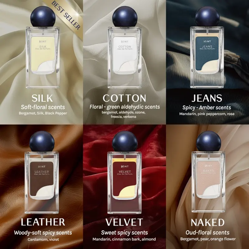 HINT Fragrance - Fabric Series Velvet 50ML Eau de Perfume - Unisex - Sweet Spicy Scent -   Wangi Aroma yang Hangat dan Mewah Elegant yang Menenangkan 6