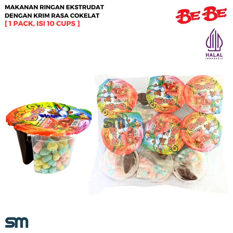 BEBE FUN CUP SNACK KRIM RASA COKLAT [1 PACK, ISI 10 CUPS] - Shop ...