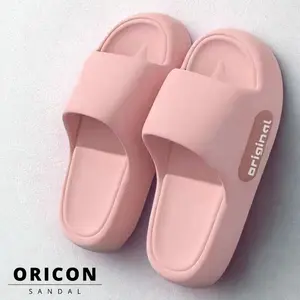 Sandal Slop Wanita Pria 2025 Sandal Karet Sandal Slop Karet Kekinian Sandal Slop Anti Slip Anti Kepeleset harian crocsori