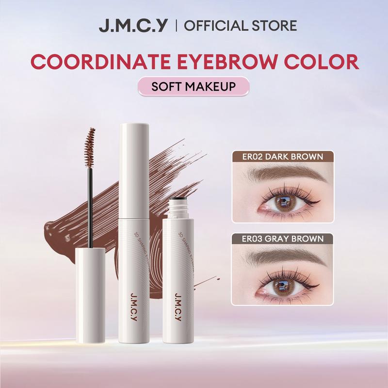  Gel nhuộm lông mày Nhung Lì JMCY Gel lông mày không thấm nước và chống nhòe 12H với cọ 15o Hàng mới về Lông mày tự nhiên đầy đủ và được xác định 