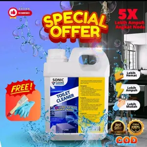 SONIC TOILET CLEANER 1 LITER CAIRAN PEMBERSIH SERBAGUNA PEMBERSIH FORSELEN