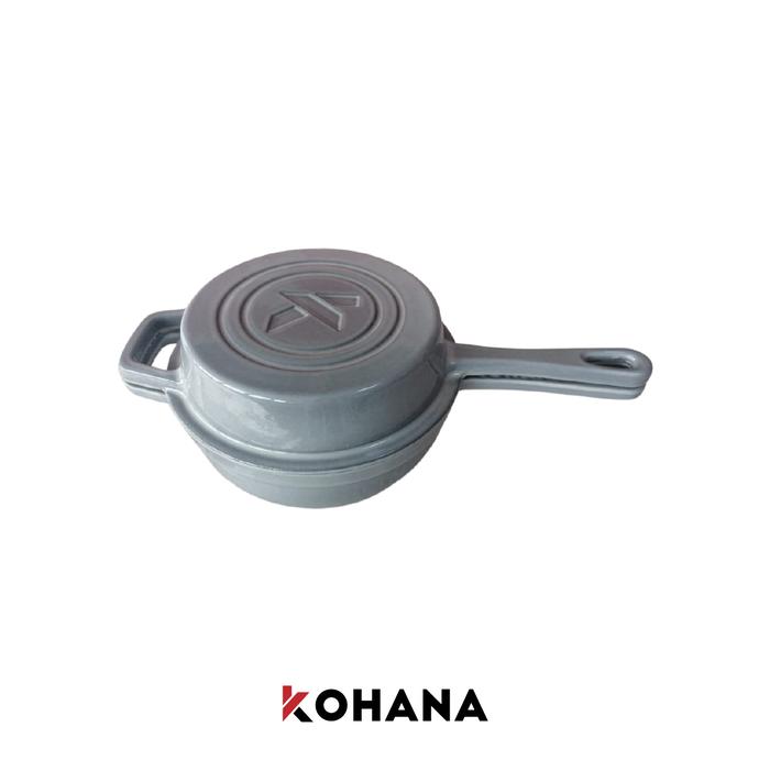Gambar Kohana Enamel Cast Iron Saucepan&Skillet 18cm dari Kohana Indonesia Kota Administrasi Jakarta Utara Tokopedia