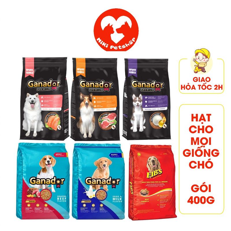 Hạt chó mèo cao cấp bổ sung dầu cá hồi Ganador Premium 400g thức ăn khô dinh…