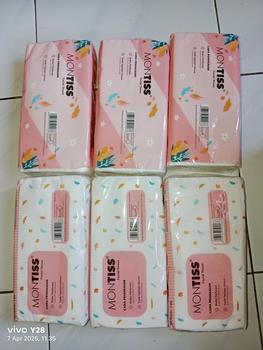 Product Review of ( PAKET 6 pcs ) Montiss Titasoft Tisu Wajah - Facial Tissue  Montis 150 Sheets Lembar Sheet 2ply 2 Lapis Aroma Lembut Promo Murah Gratis Ongkir COD COD Promo Murah Gratis Ongkir from ⌜**⌟ 1