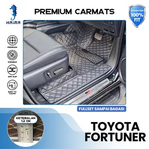 Karpet Haima Toyota Fortuner Tahun 2008-2024 Fullset Bagasi