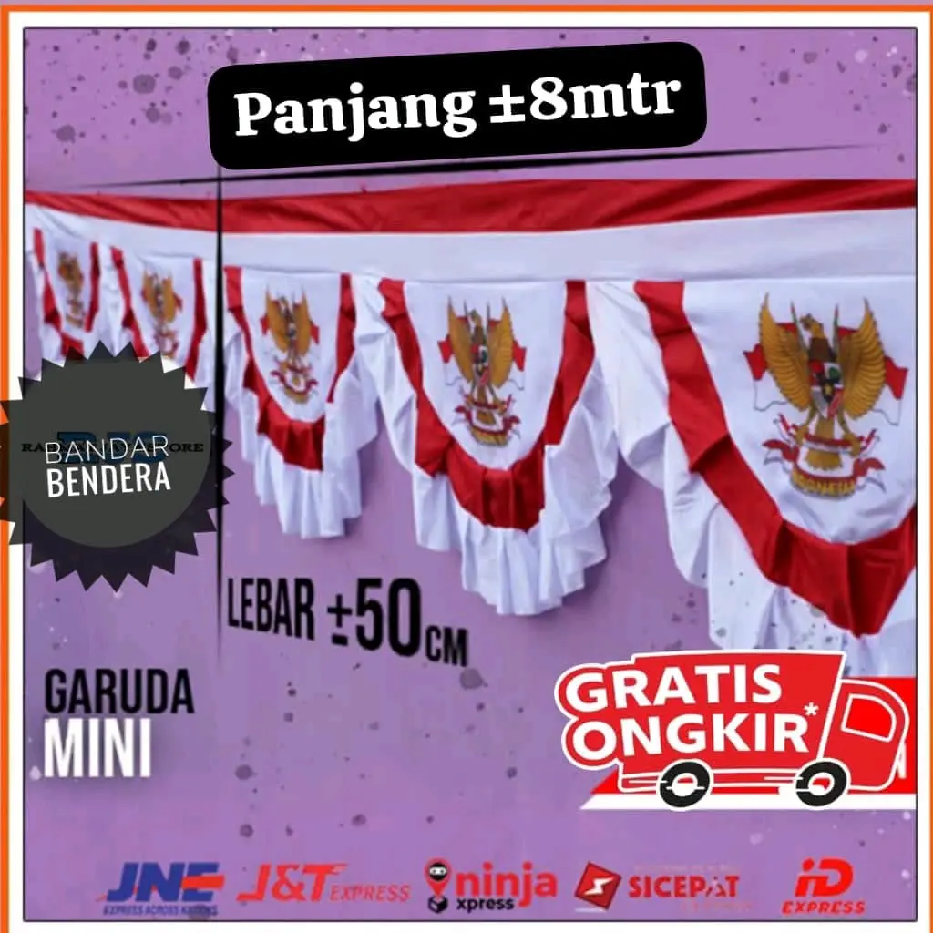 Bendera Bekron garuda 10 gelembung