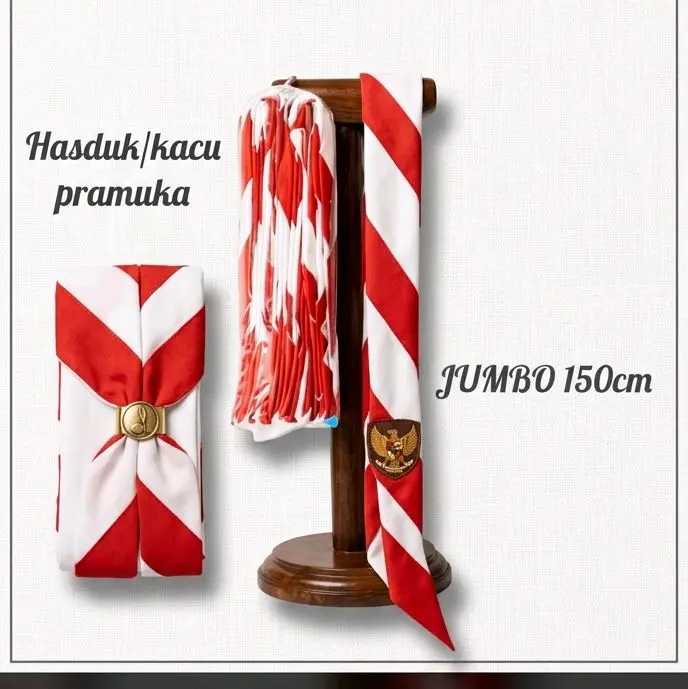 Hasduk/Kacu Pramuka Bahan Halus Jumbo 150cm untuk Penggunaan Pramuka