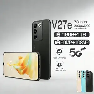 Smartphone pova 5 pro Layar Besar 7.3inch 16GB+1TB ORI HP 8000mAh Baterai 72MP+108MP OIS 10Core Handphone Face Unlock Fingerprint ID Snapdragon 8