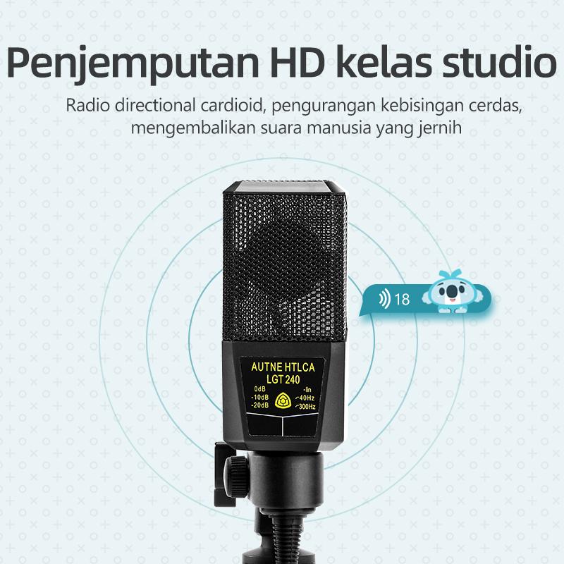 Promo 【Aston】Microphone 3.5mm Mic Condenser untuk Merekam Podcast ...