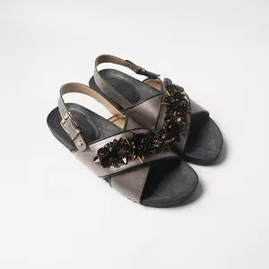 PVRA Sandal Wanita Cavvami Bronze Black