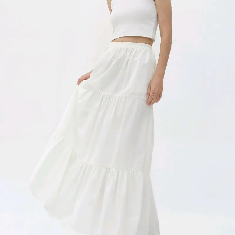 Terbaru! Arzha Skirt / Rok Susun Canda + Kantong / Ruffle skirt / Rok wanita / Rok 3 susun 6