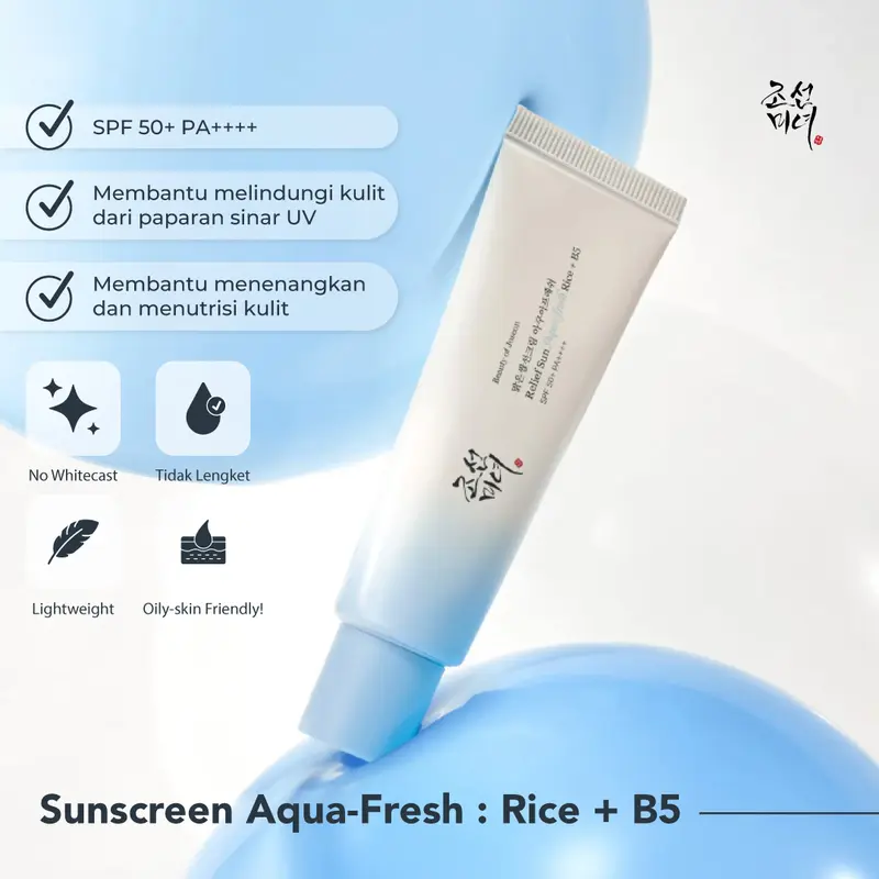 Beauty of Joseon Sunscreen Aqua-fresh : Rice + B5 50ml 1