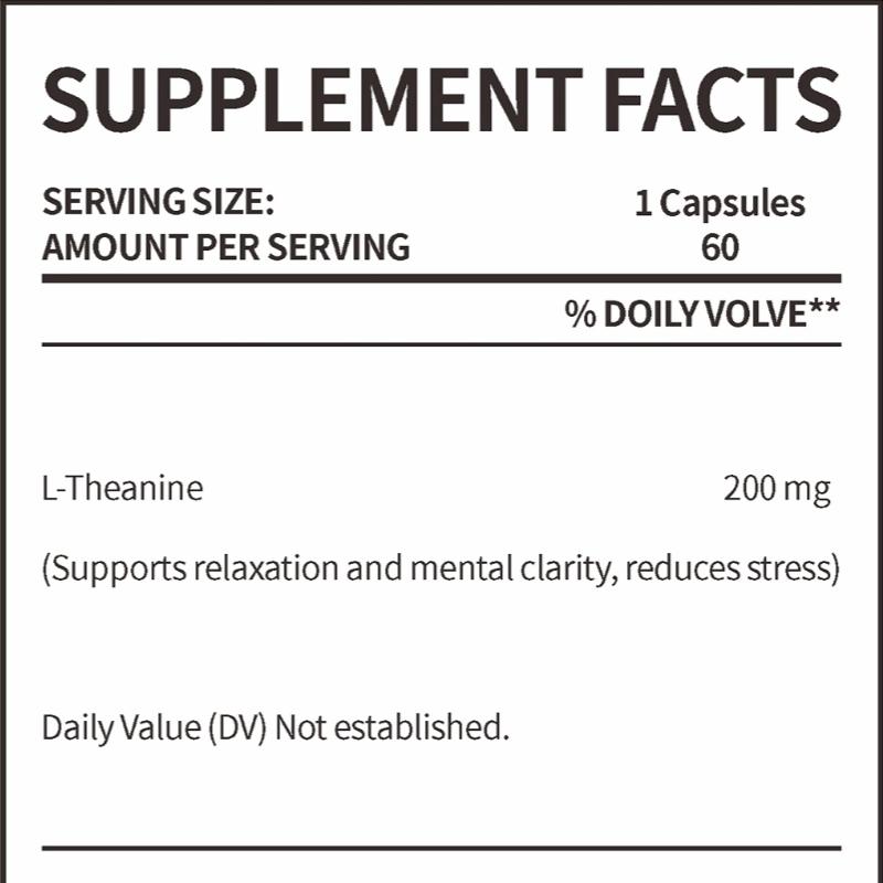 L-THEANINE, 400mg, Menenangkan Pikiran, Meningkatkan Fokus, Tidur Berkualitas, Mengurangi Stres 6