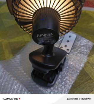 Product Review of Amgras Metafan Ⅲ Pro 6000mAh Stroller Fan Portable fan USB Rechargeable Mini Kipas Handheld Quiet Fan With Flexible Tripod & LED night light from p**0 3