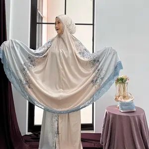 ALFARISHI - Mukena Armany Silk Printing Premium Motif Maureen Mukena Mewah Cantik Lembut Nyaman