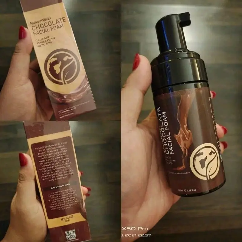 natura facial foam 100% original