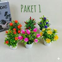 Gambar Paket Murah Komplit Gak Nyampe 100 Ribu Dapat 6 Pcs Pot Bunga Hias Tanaman Artificial Buah Hias Dekorasi Meja Tamu Hiasan Rumah - Paket 1 dari UNICO.indonesia Kab. Tangerang 3 Tokopedia