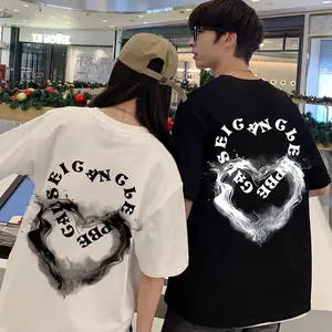 KAOS COUPLE LOVE ASH / KAOS PASANGAN