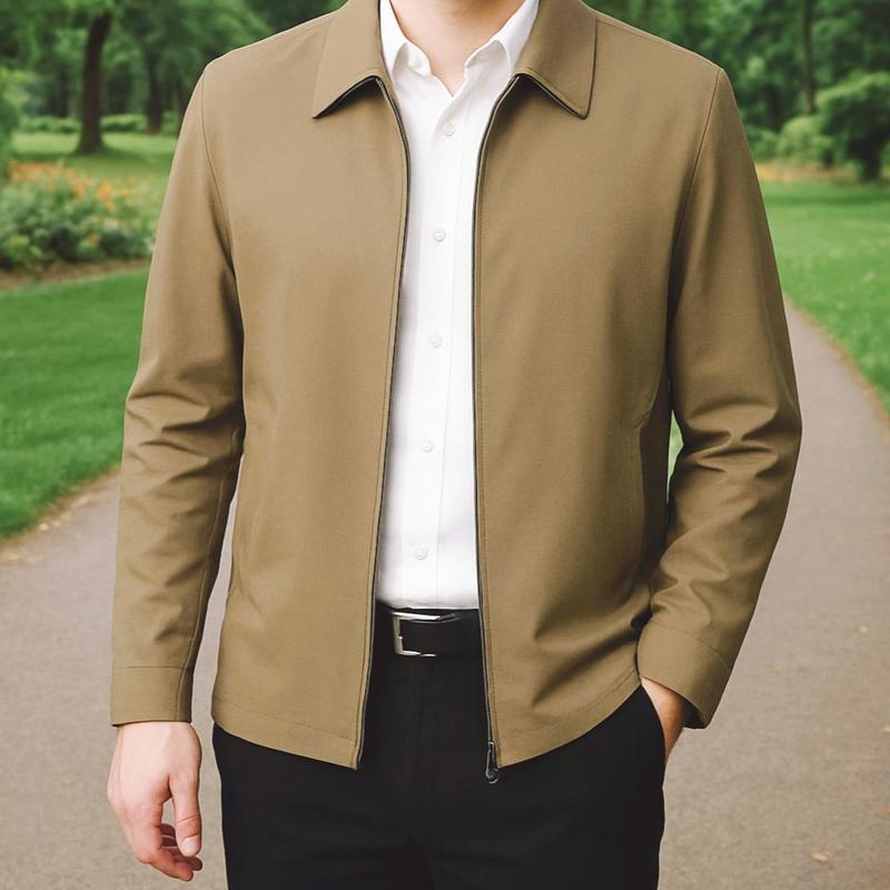 Jasket  santri pria jasket formal jasket Katun Polos Dewasa Keren  Casual 0