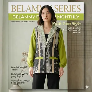 BELAMMY SERIES - Atasan Blouse Kemeja Blazer Jaket Bomber Wanita Viral Viral 2026