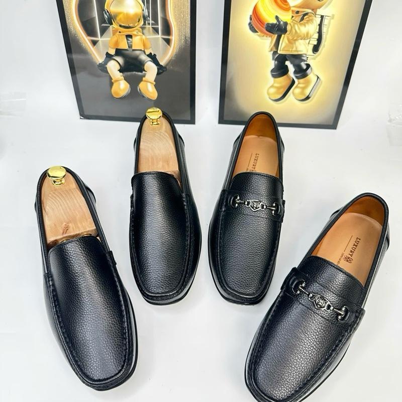 Giày M7-M8 Mọi Lười Da Bò Cao Cấp Chống Trơn Chống Trượt , BH 12 tháng Loafer Shoes Nam Nam