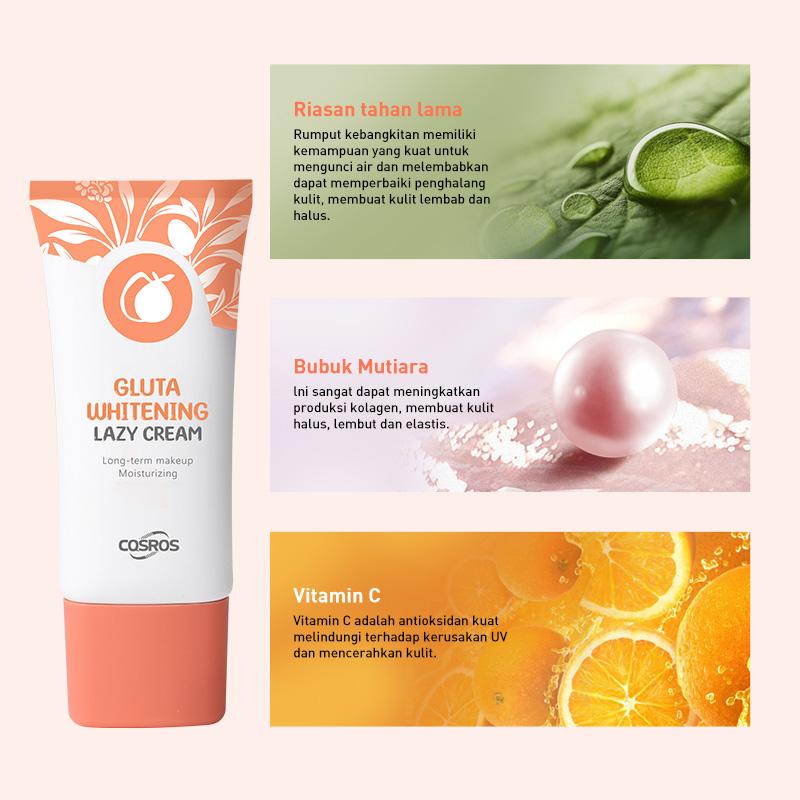 Product Introduction of 1PCS/2PCS/3PCS/Buy 2 Get 1 Free 30g Gluta Whitening Lazy Cream 4