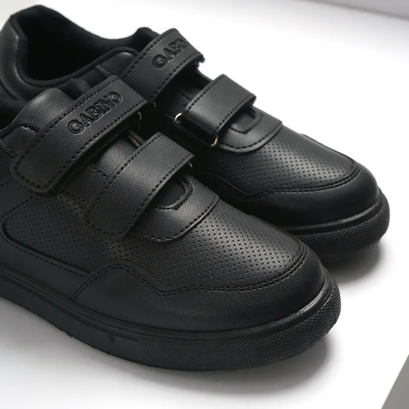 Gabino Sepatu Anak Sekolah Dion Black - G3CB3011 4