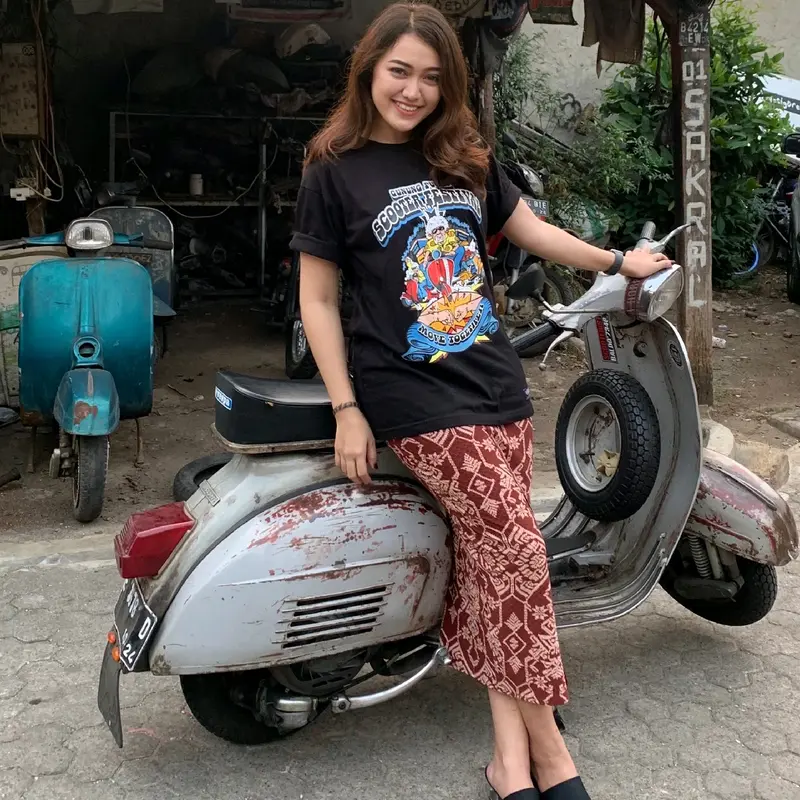 Kaos Event Gsf lengan pendek Pria Distro Baju Dewasa Unisex Hitam Combed Sablon 1