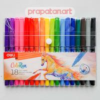 Gambar Deli Felt Pen Marker Color Run Set C100 | Spidol Warna - 18C C100-13 dari Toko Prapatan_NEW Kota Administrasi Jakarta Timur 4 Tokopedia