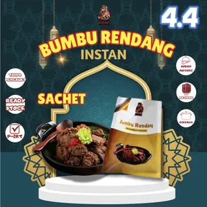 1 PACK BUMBU RENDANG SACHET SIAP MAKAN asli sumatra | Eko Kayes Instan tanpa pengawet