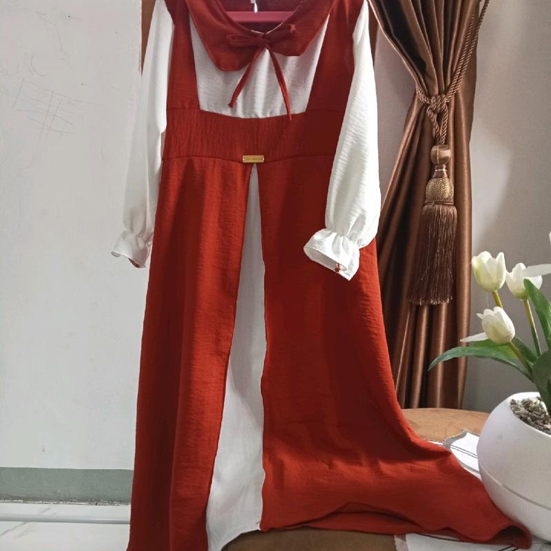 GAMIS ARSYLA CHIFA KIDS ANAK PEREMPUAN CRINKLE AIRFLOW 3-11 TAHUN 8