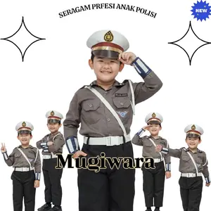COD PROFESI !! SETELAN ONE SET POLISI ANAK LAKI LAKI DAN PEREMPUAN
