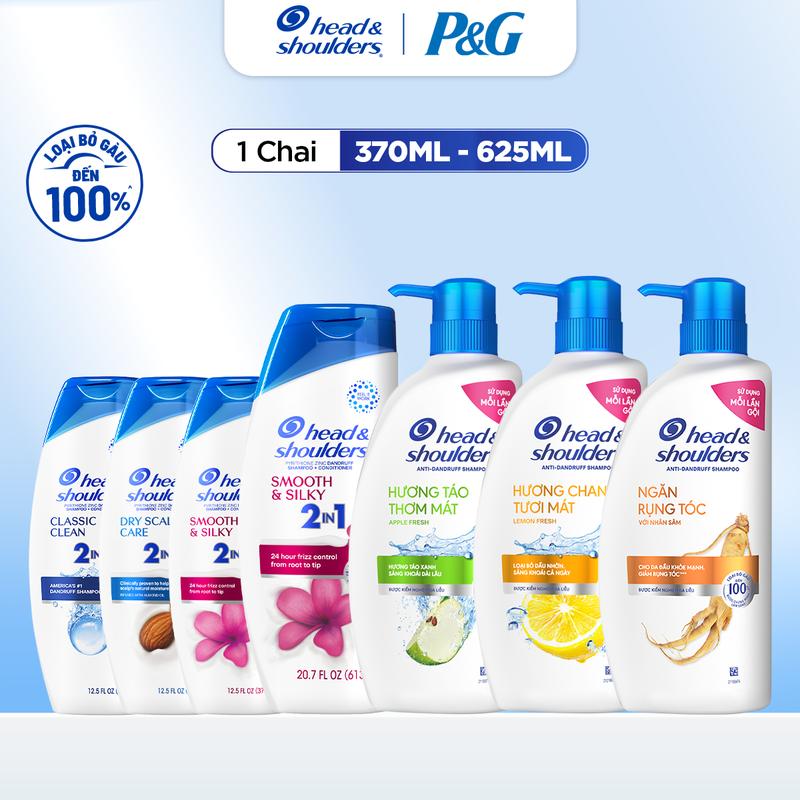 Dầu Gội Head & Shoulder các mùi hương 370ml - 625ml