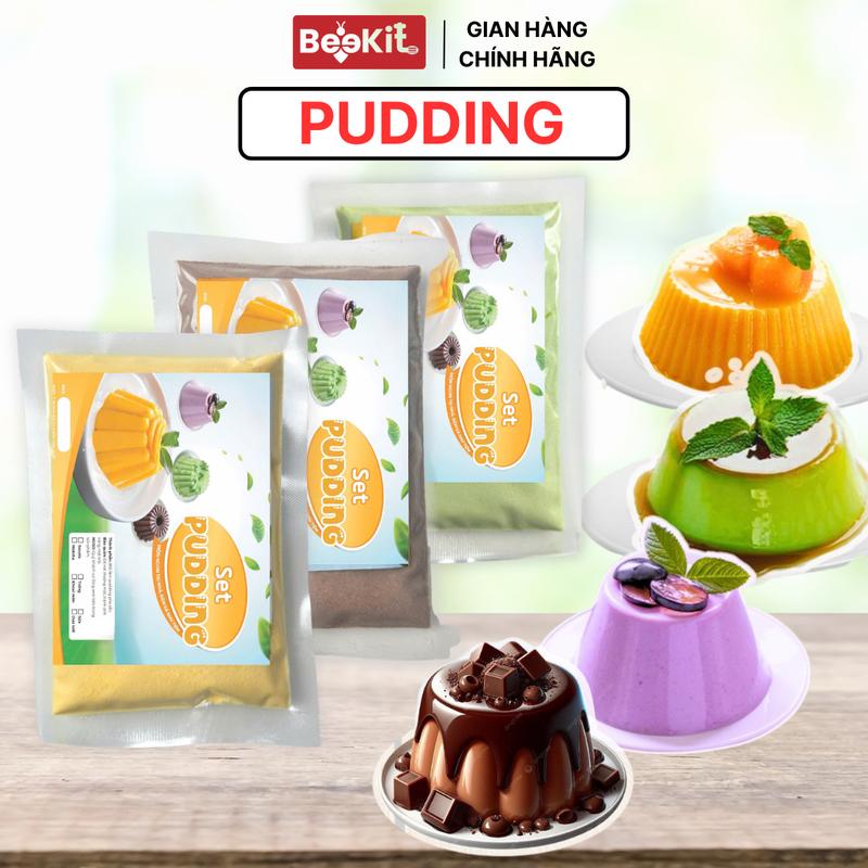 [100g] Set Bột làm thạch Pudding TIỆM CỦA BEE Chuẩn Công Thức Đủ Vị Ăn Vặt Snack