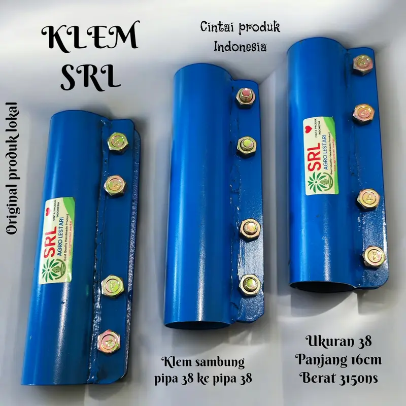 KLEM SAMBUNG PIPA SAWIT 38MM KE PIPA SAWIT 38MM ORIGINAL SRL COD 0