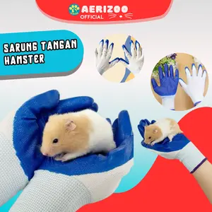 Sarung Tangan Anti Gigit Cakar Hewan Hamster Sugar Glider Kucing Musang Aerizoo