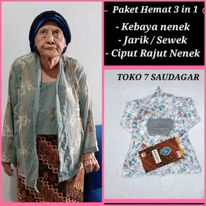 Paket Murah Kebaya Nenek 3 in 1 Lengkap Harga Lebih Murah