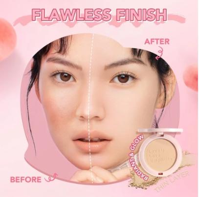 {PRETTY} YOU Simplicity Flawless Compact Powder | Bedak Padat | Natural Makeup Tahan Lama | Sebum Control 3