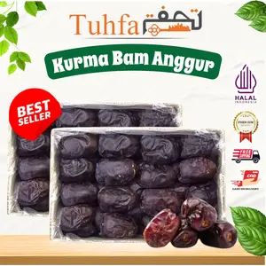 KURMA BAM ANGGUR JUMBO 500GR - LEBIH LEMBUT LEBIH LUMER MANIS LEGIT
