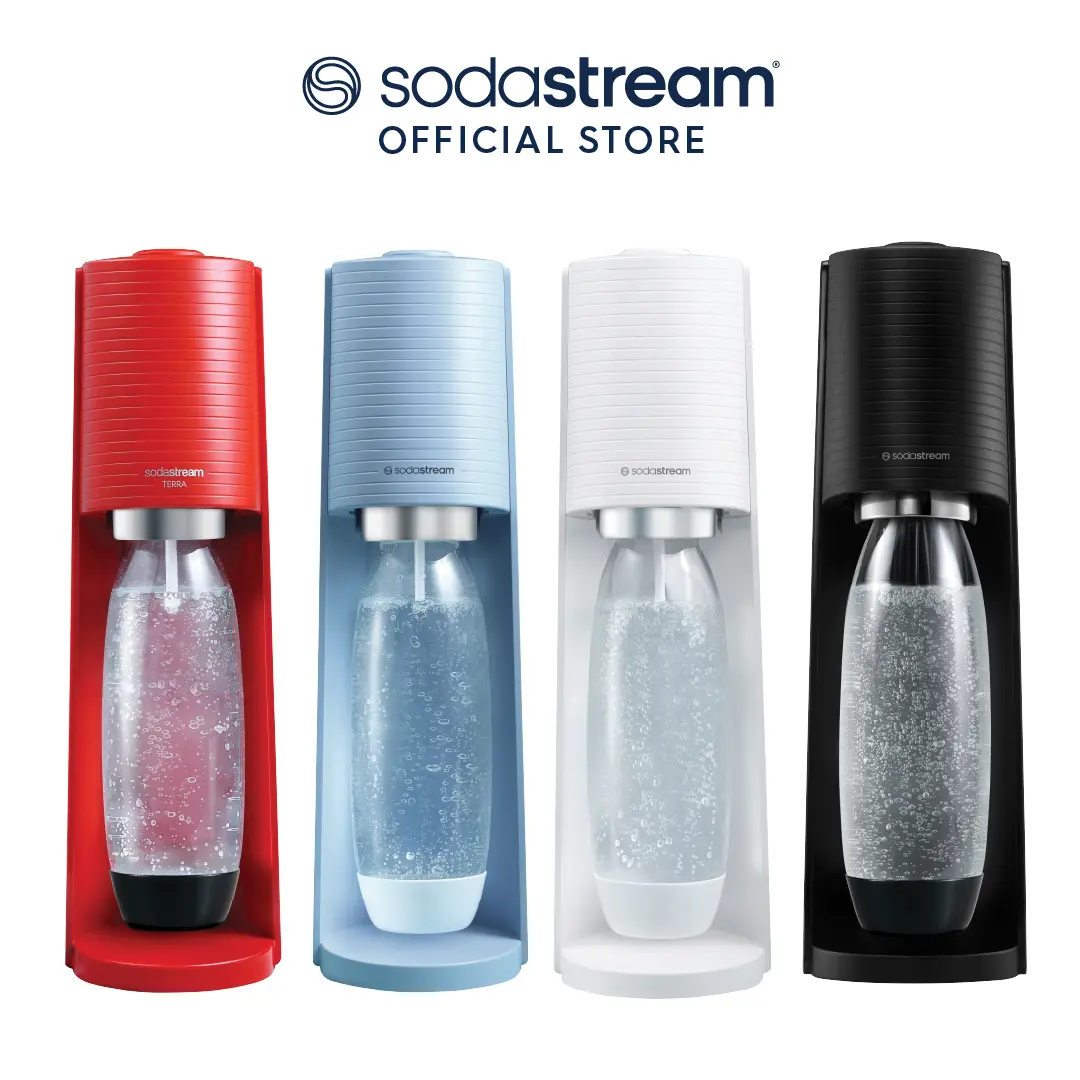 SodaStream Terra Sparkling Water Maker - Perfect for Making Sparkling Water at Home