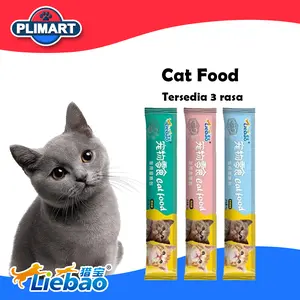 Liebao Cat Food 15g – Snack Basah Kucing 3 Rasa Tuna Cod Ayam