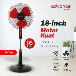 Advance Kipas Angin 16" Berdiri Stand Fan SF-16A Votre Garansi Resmi 1 Tahun Mesin