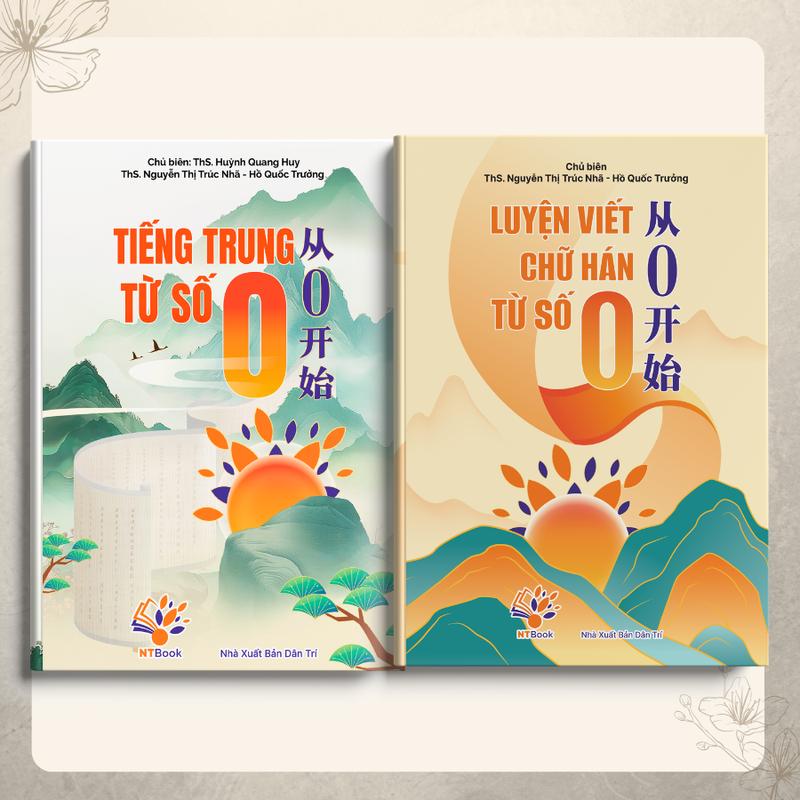  Bộ 2 Sách Tiếng Trung Từ Số 0 - Sách Luyện Viết Chữ Hán Từ Số 0 - Combo Cho Người Mới Bắt Đầu Học Tiếng Trung | Nhã Thư Book 