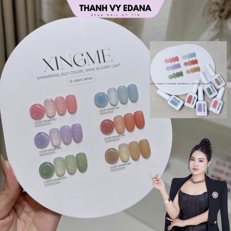 Sơn thạch đục màu pastel sét XINGME 6 màu XM-03 [THANH VY EDANA]