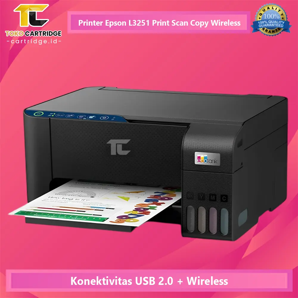 Printer  Eco Tank L3250 L3251 All In One Multifunctions Wifi Printer L1210 Print Only Ecotank L1250 Print Only Single Function Wireless A4 Bergaransi Original