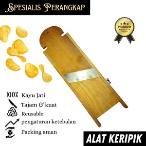 Alat Pembuat Keripik Tipis untuk Tempe, Ketela, Pisang, Talas, Kentang, dan Ubi - Kitchenware