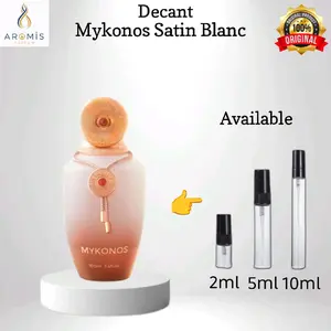 decant parfum mykonos satin blanc 100% original