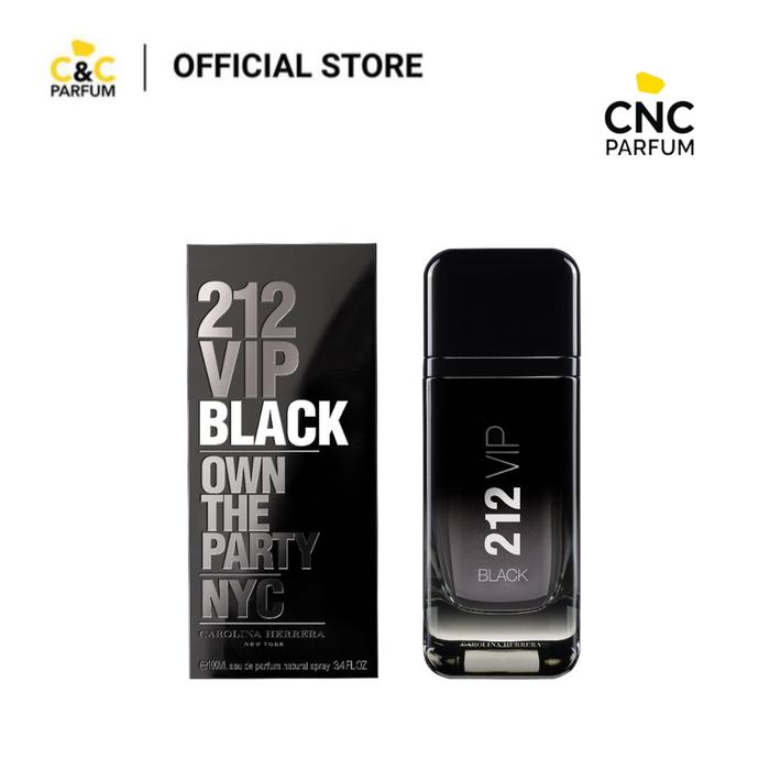 Gambar Carolina Herrera CH 212 VIP Black Men EDP 100Ml dari C&C Official Store Kota Administrasi Jakarta Selatan Tokopedia